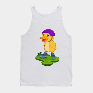 Duck Inline skating Roller skates Tank Top